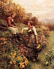 Marie and Diane by Daniel Ridgway Knight